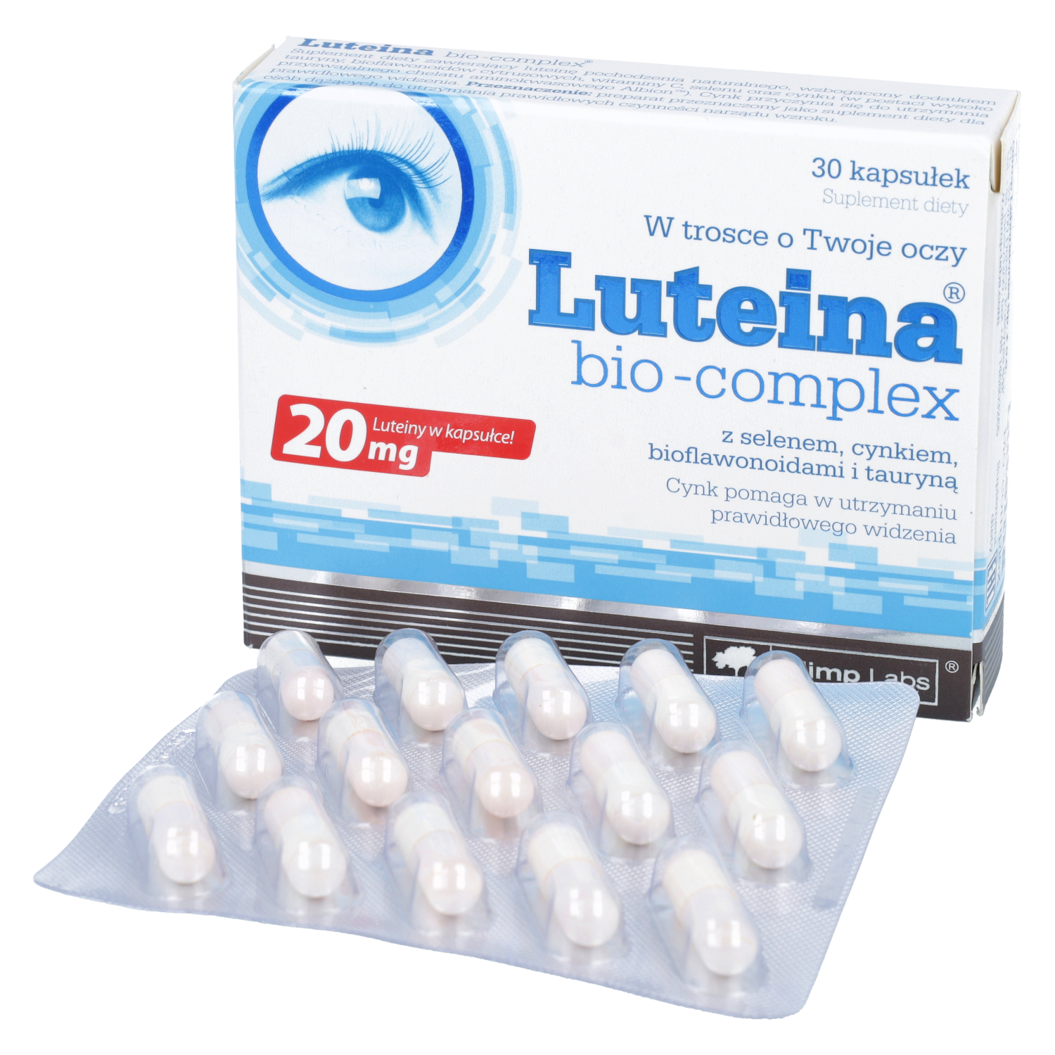 Olimp, luteina bio-complex, 30 kapsułek