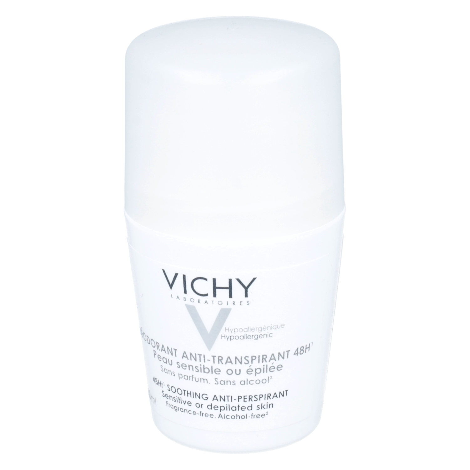 Vichy - anti-transpirant, antyperspirant w kulce dla skóry wrażliwej lub depilowanej 48h, 50 ml (data ważności: 28.02.2026)