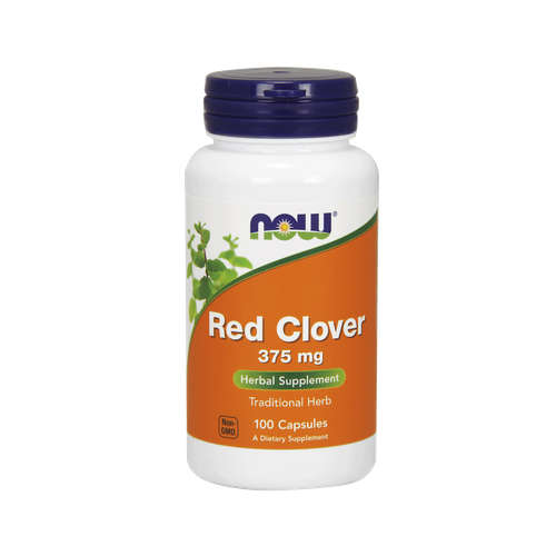 Now foods red clover 375 mg, 100 kapsułek