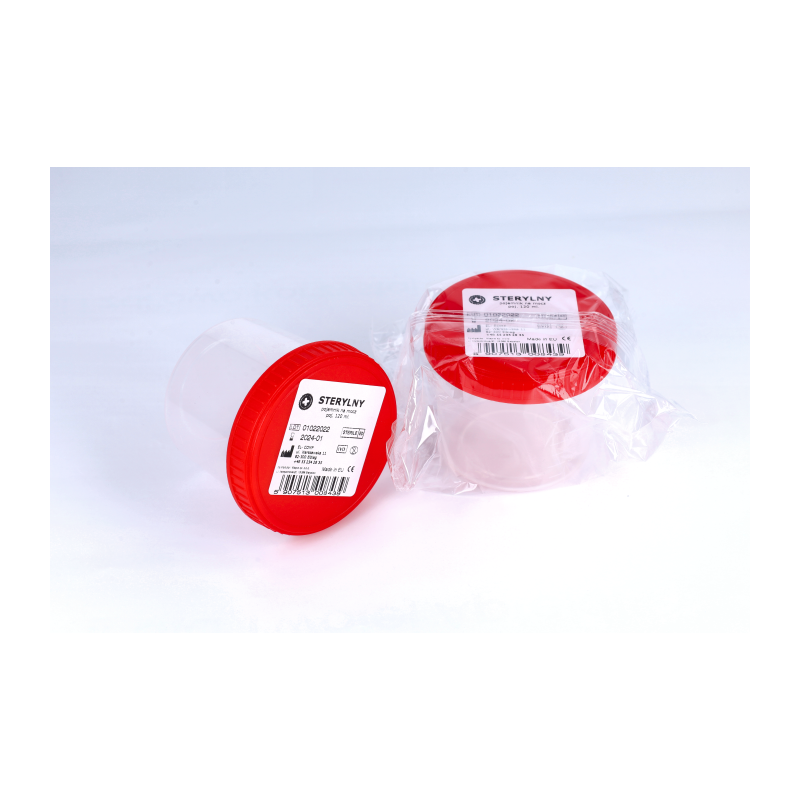 Zdrowe korzyści sterylny pojemnik do badania moczu, 1 sztuka