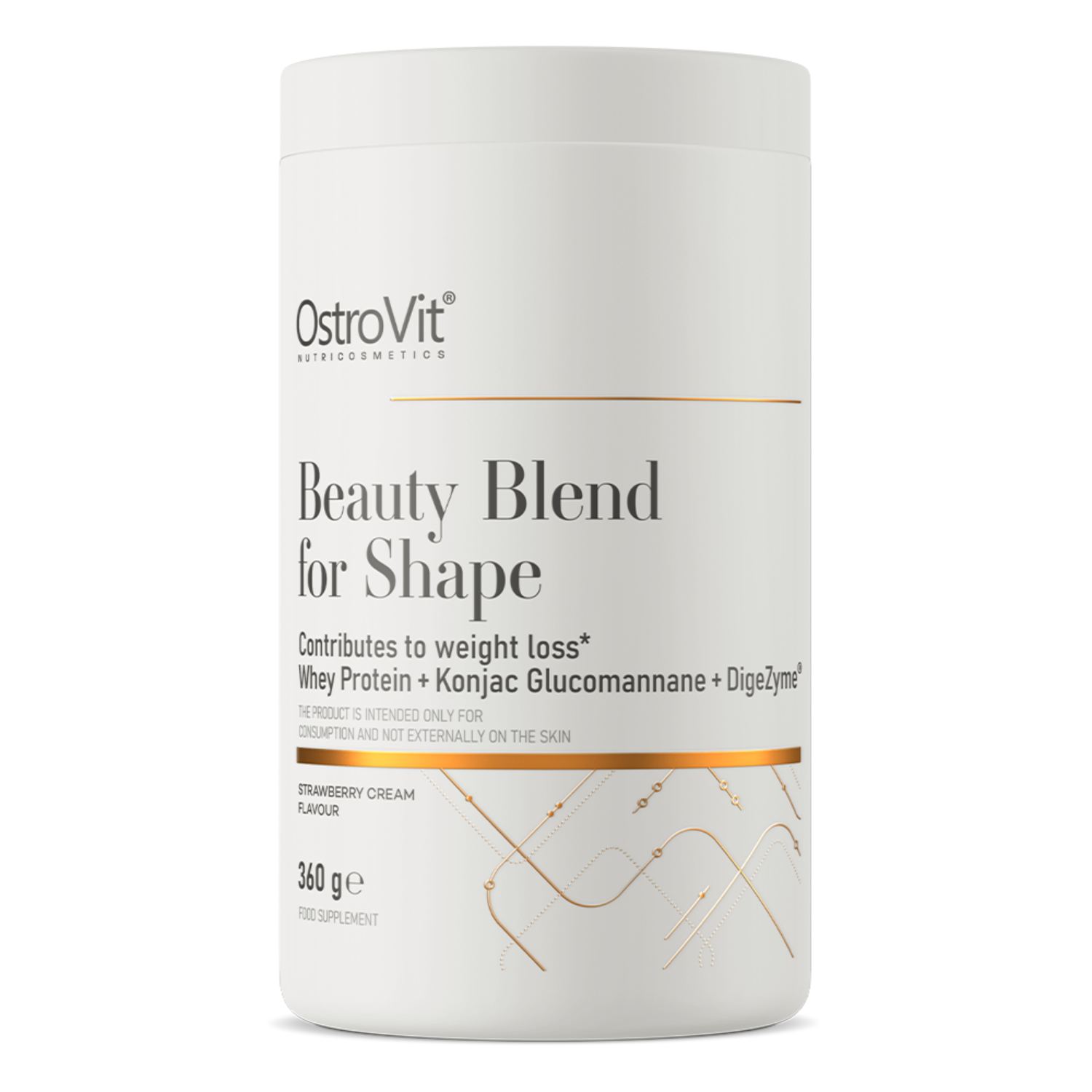 Ostrovit beauty blend for shape, 360 g (data ważności: 03.04.2026)