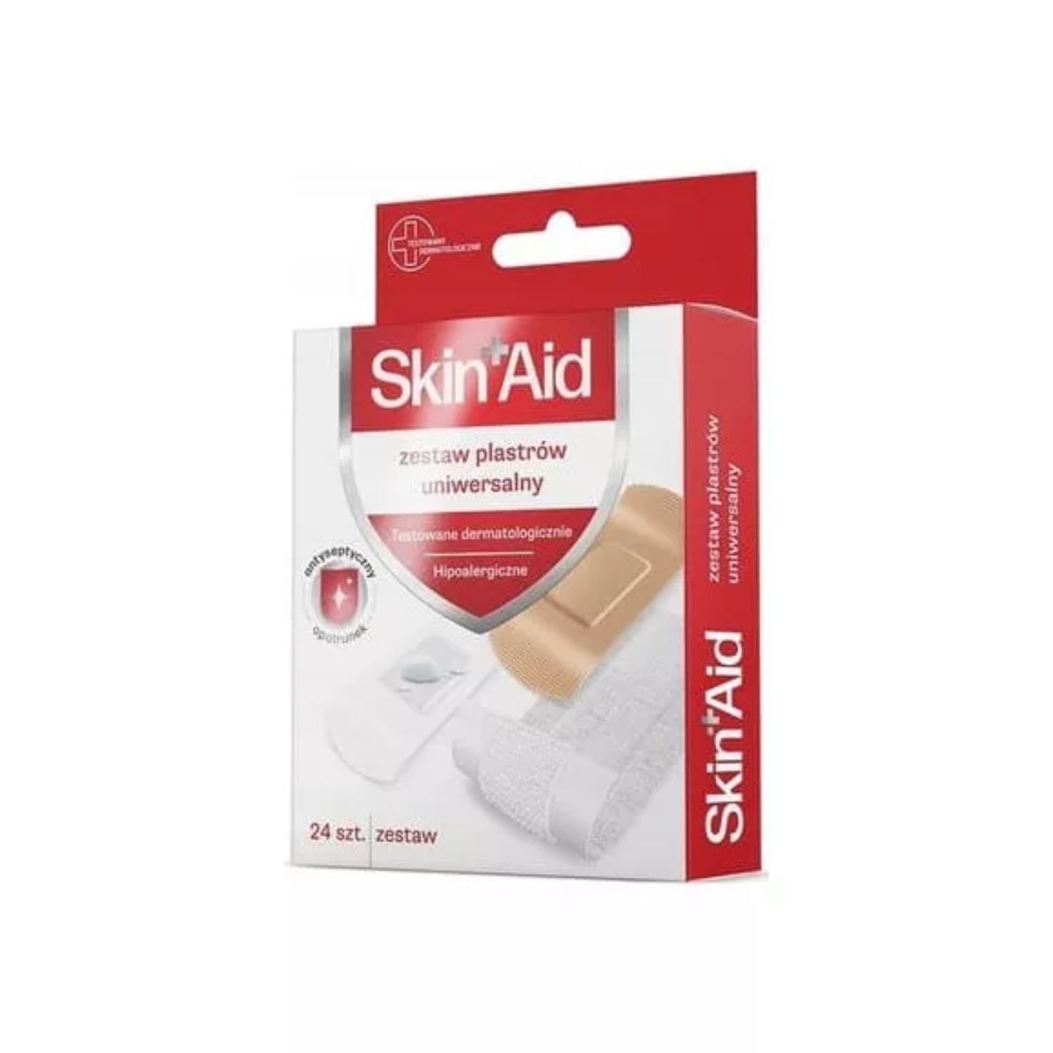 Skin aid - zestaw plastrów uniwersalnych, 24 sztuki