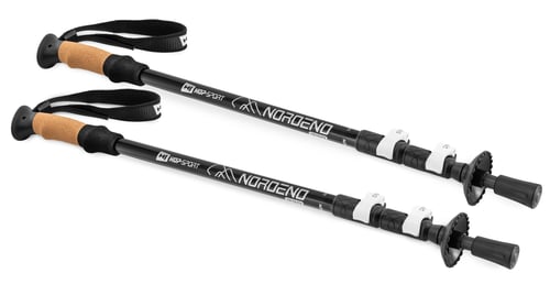 Trekkingstöcke Nordend Pro schwarz