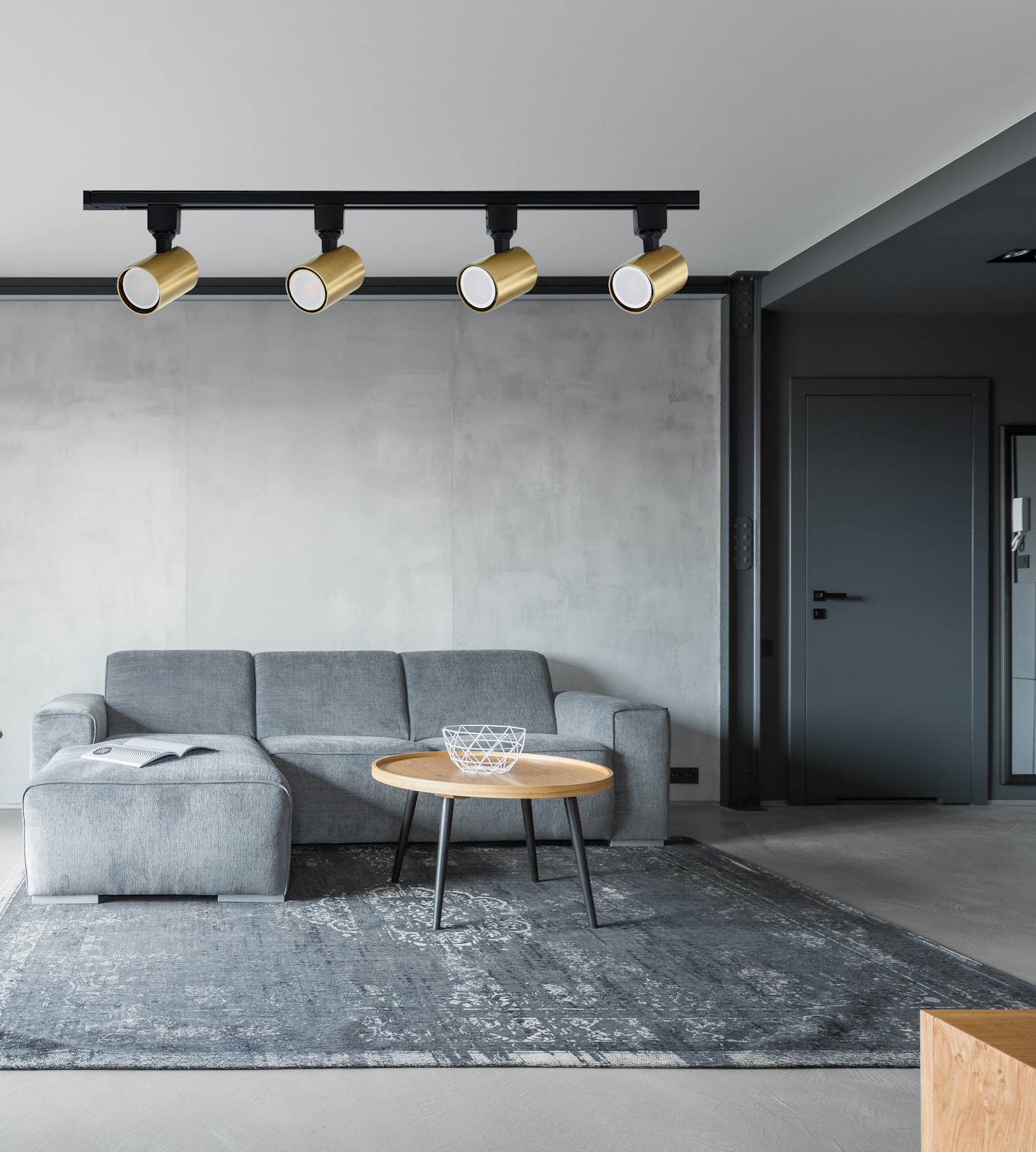 Light Prestige Snow system szynowy 4x50 W czarny LP-737GDSET - Wysyłka w 24h