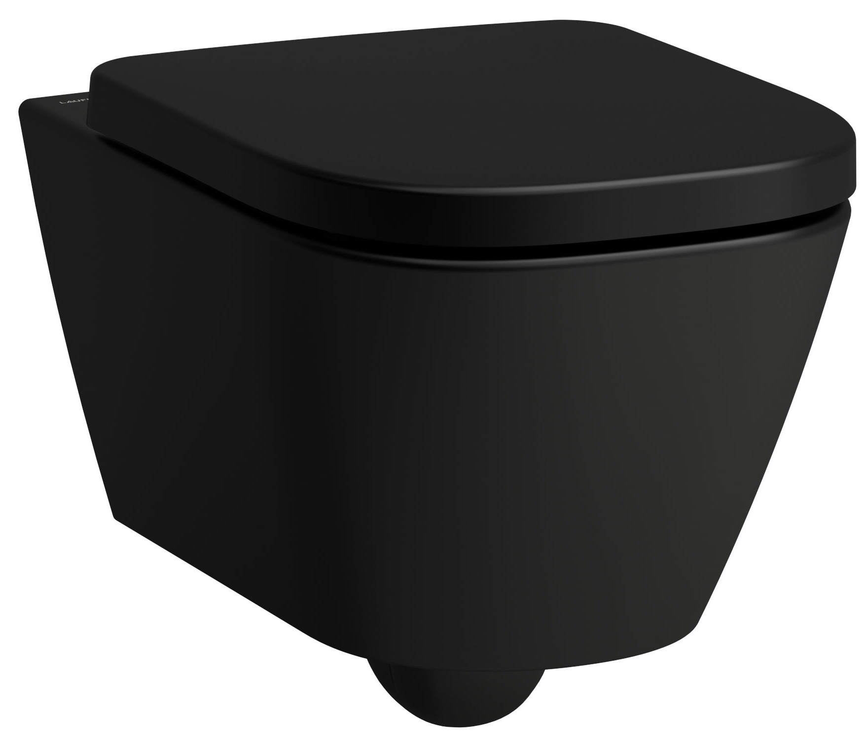 Laufen Meda miska WC wisząca ze spłukiwaniem wirowym czarny mat H8201107160001