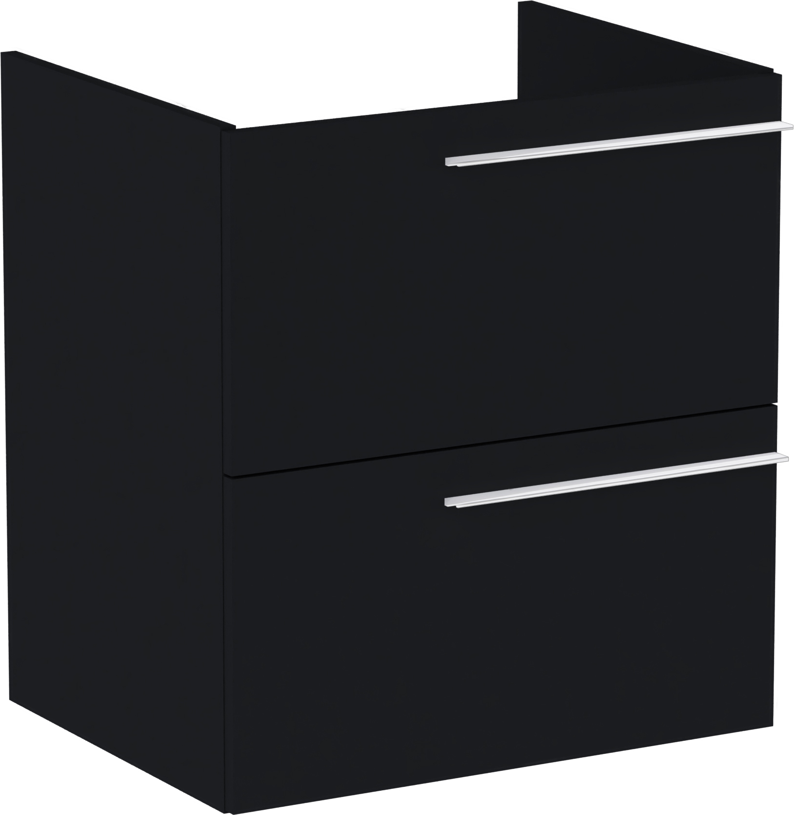 Roca Ella szafka 58,5 cm podumywalkowa wisząca czarny mat A857769532 - Wysyłka w 24h