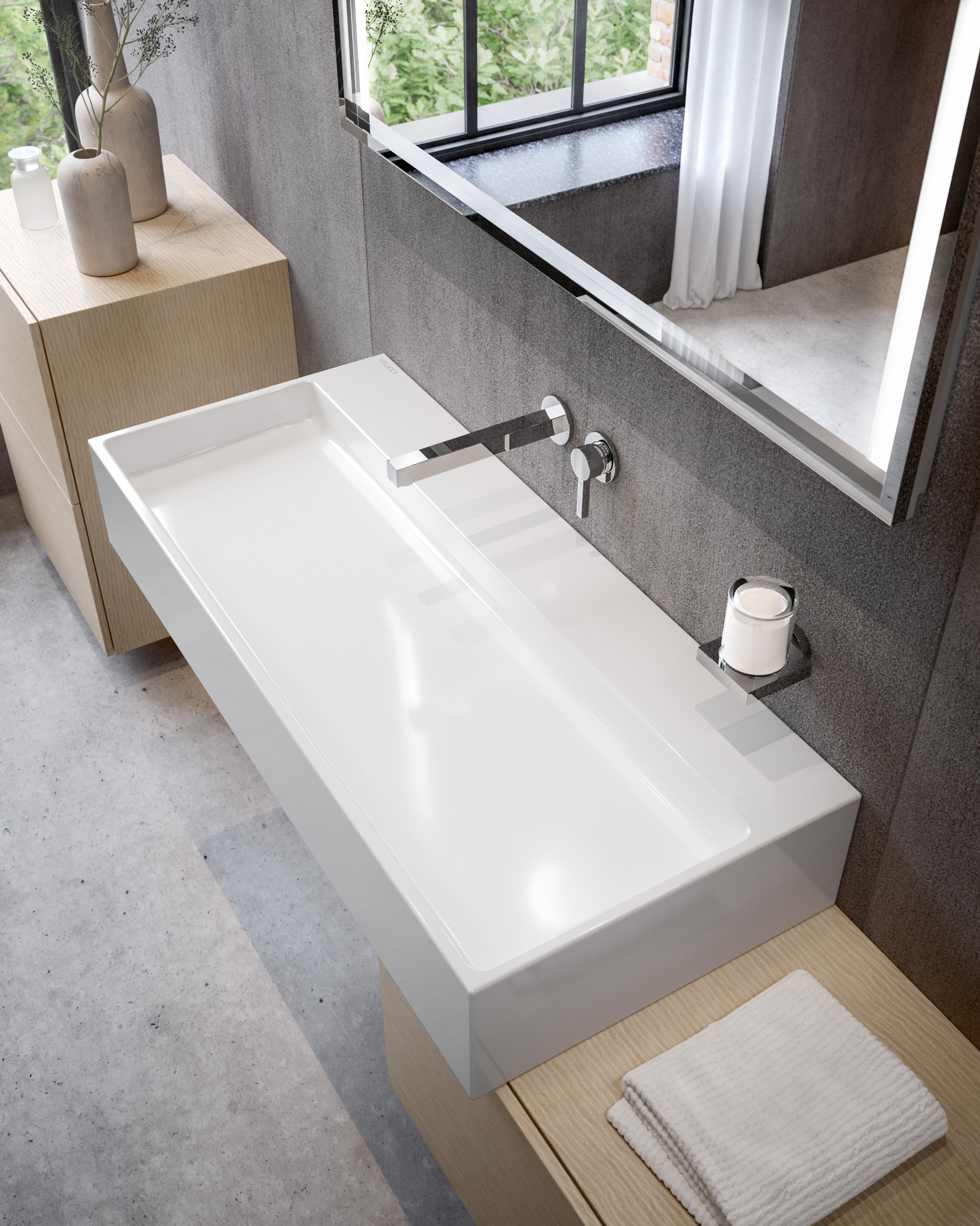 Keuco Edition 90 bateria umywalkowa podtynkowa chrom 59016010202