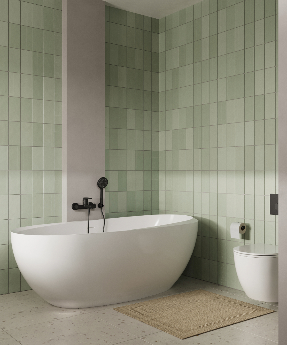 Hagser Della bateria wannowo-prysznicowa ścienna czarny mat HGR90000034 - Wysyłka w 24h