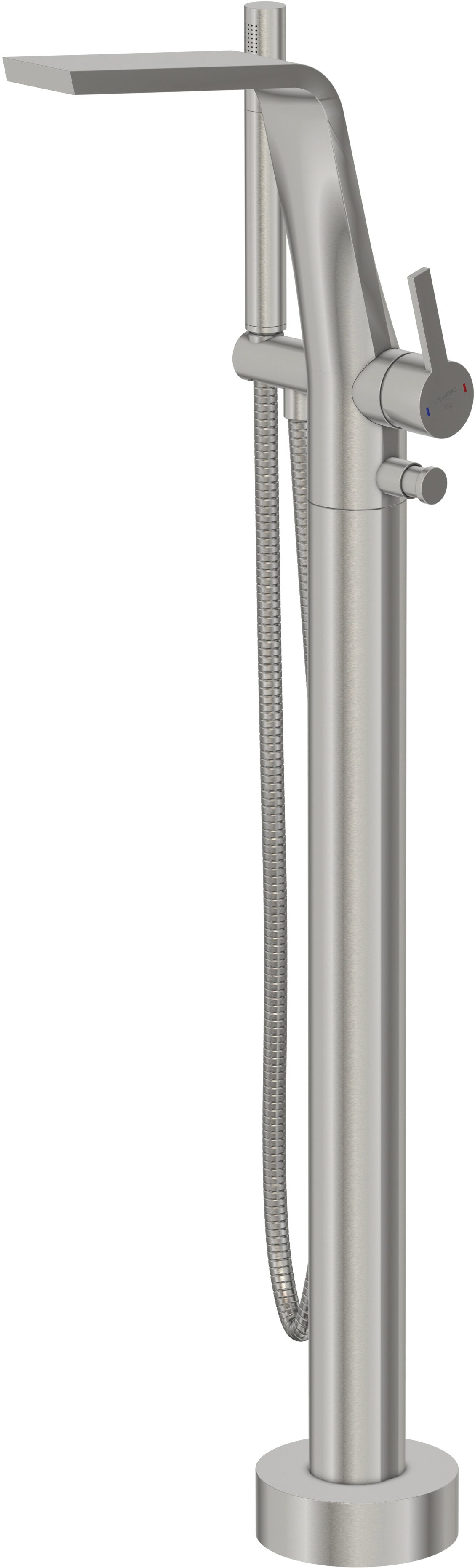 Steinberg 260 bateria wannowo-prysznicowa wolnostojąca nikiel szczotkowany 2601162BN