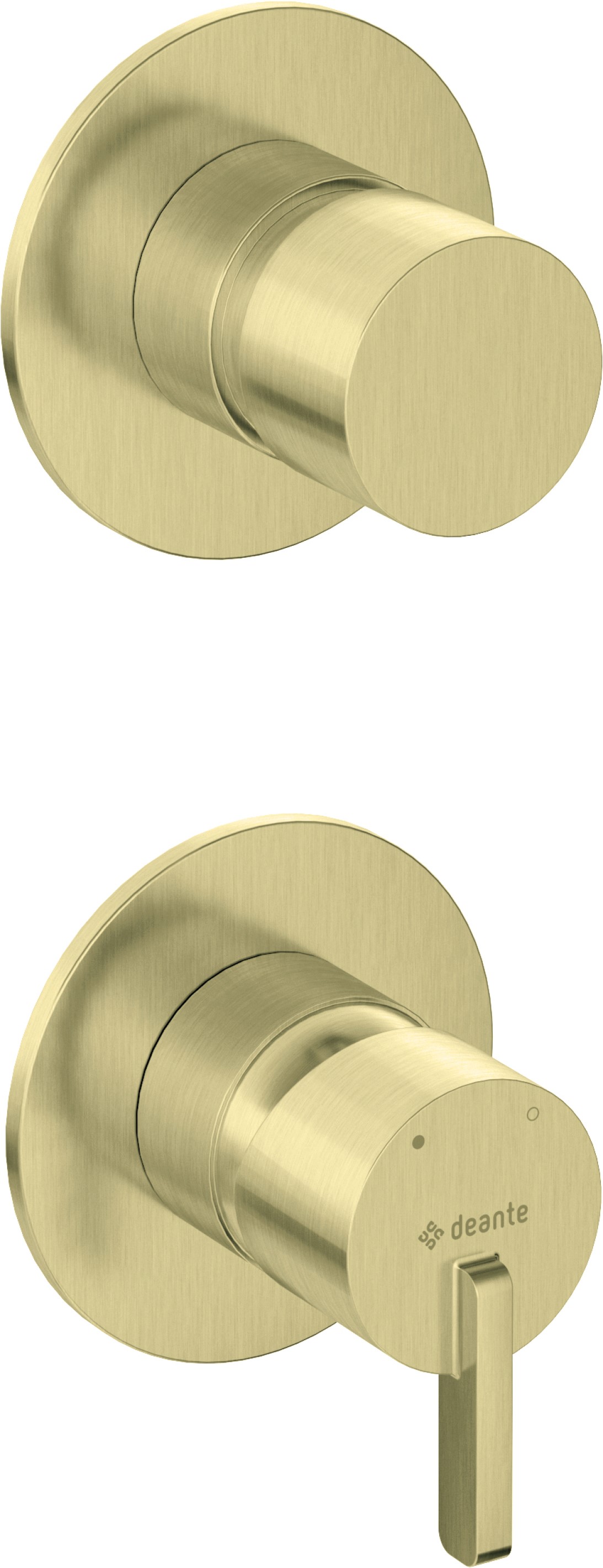 Deante Silia bateria wannowo-prysznicowa podtynkowa złota BQS_R44P - Wysyłka w 24h