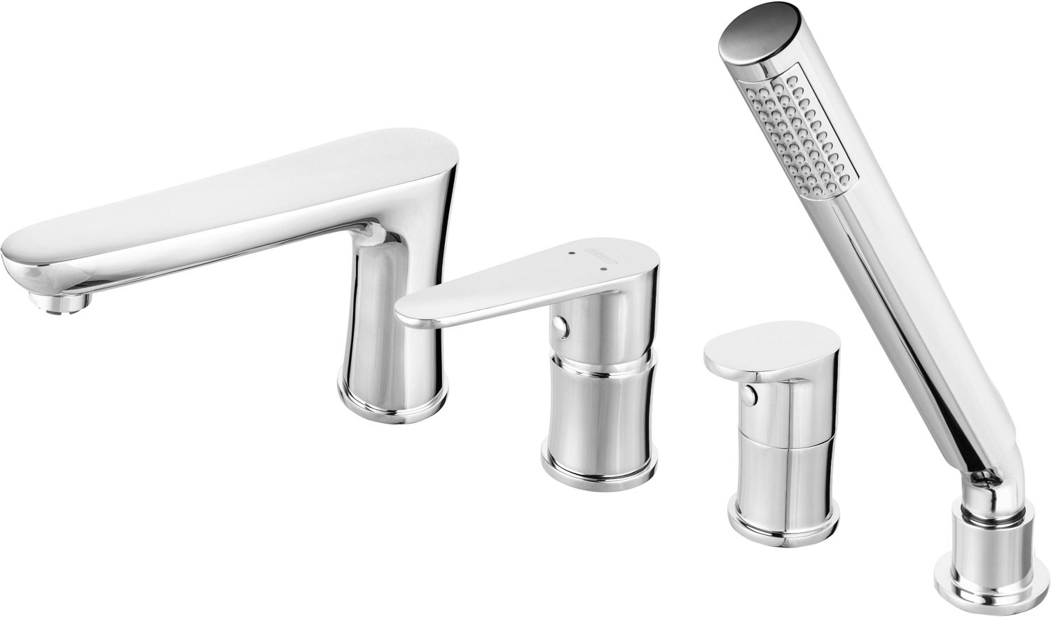 Ferro Algeo bateria wannowo-prysznicowa 4-otworowa chrom BAG11A