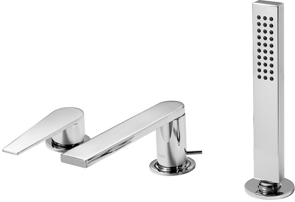 Tres Class bateria wannowo-prysznicowa 3-otworowa chrom 205.161.03