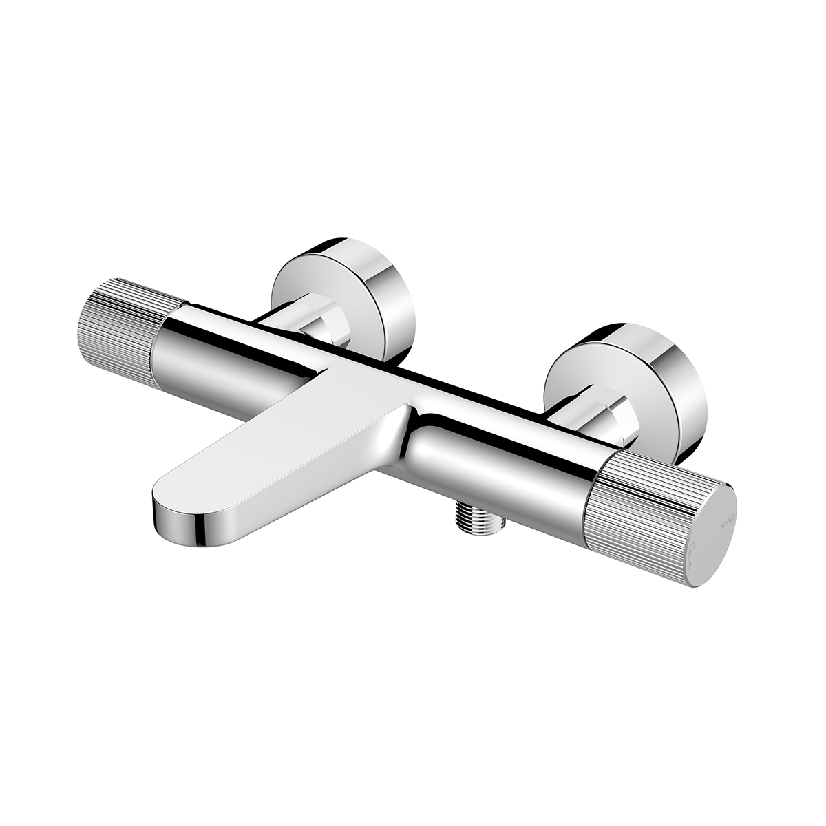 Ksuro 02 bateria wannowo-prysznicowa ścienna chrom błyszczący 13008010 - Wysyłka w 24h