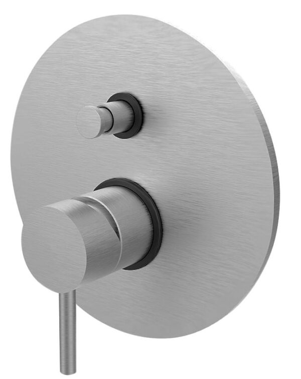 Paffoni Light bateria wannowo-prysznicowa podtynkowa stal szczotkowana LIG015ST - Wysyłka w 24h