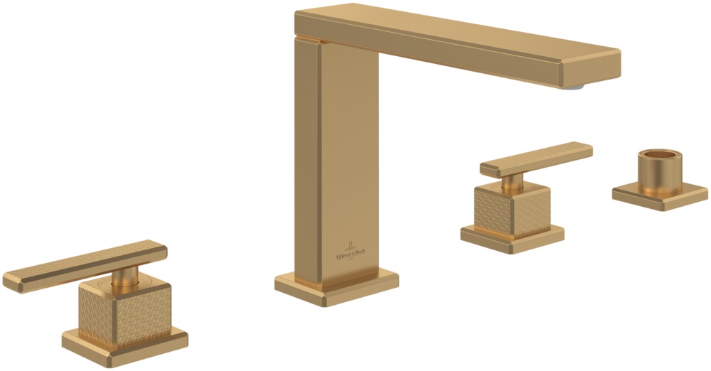 Villeroy & Boch Mettlach bateria wannowo-prysznicowa nawannowa złota TVT12600200076