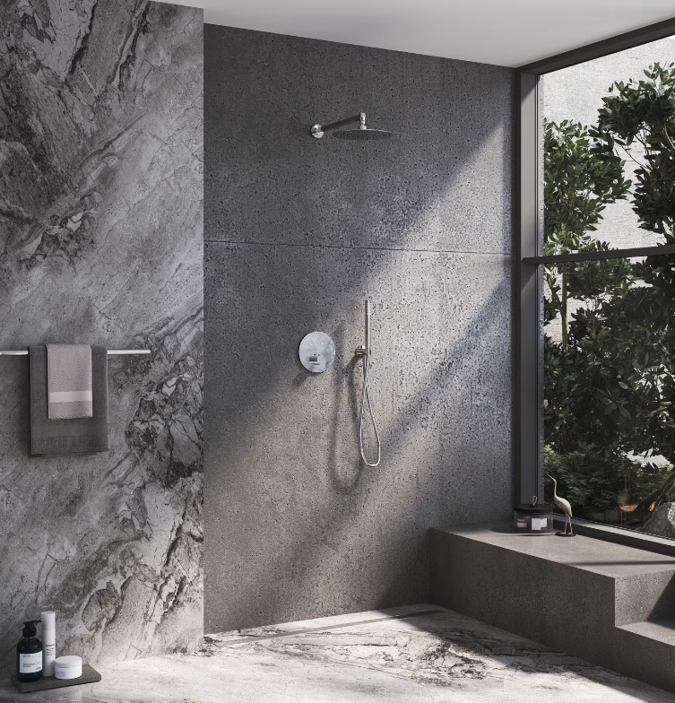 Kronenbach Smart Push bateria wannowo-prysznicowa podtynkowa termostatyczna chrom 19044002CR - Wysyłka w 24h