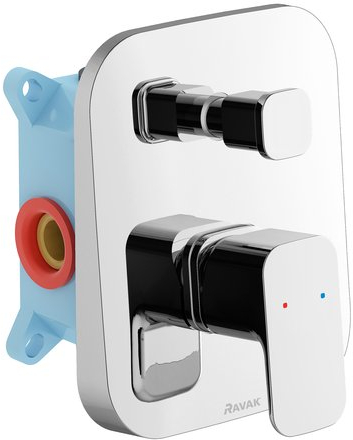 Ravak 10° Free bateria wannowo-prysznicowa podtynkowa chrom X070136