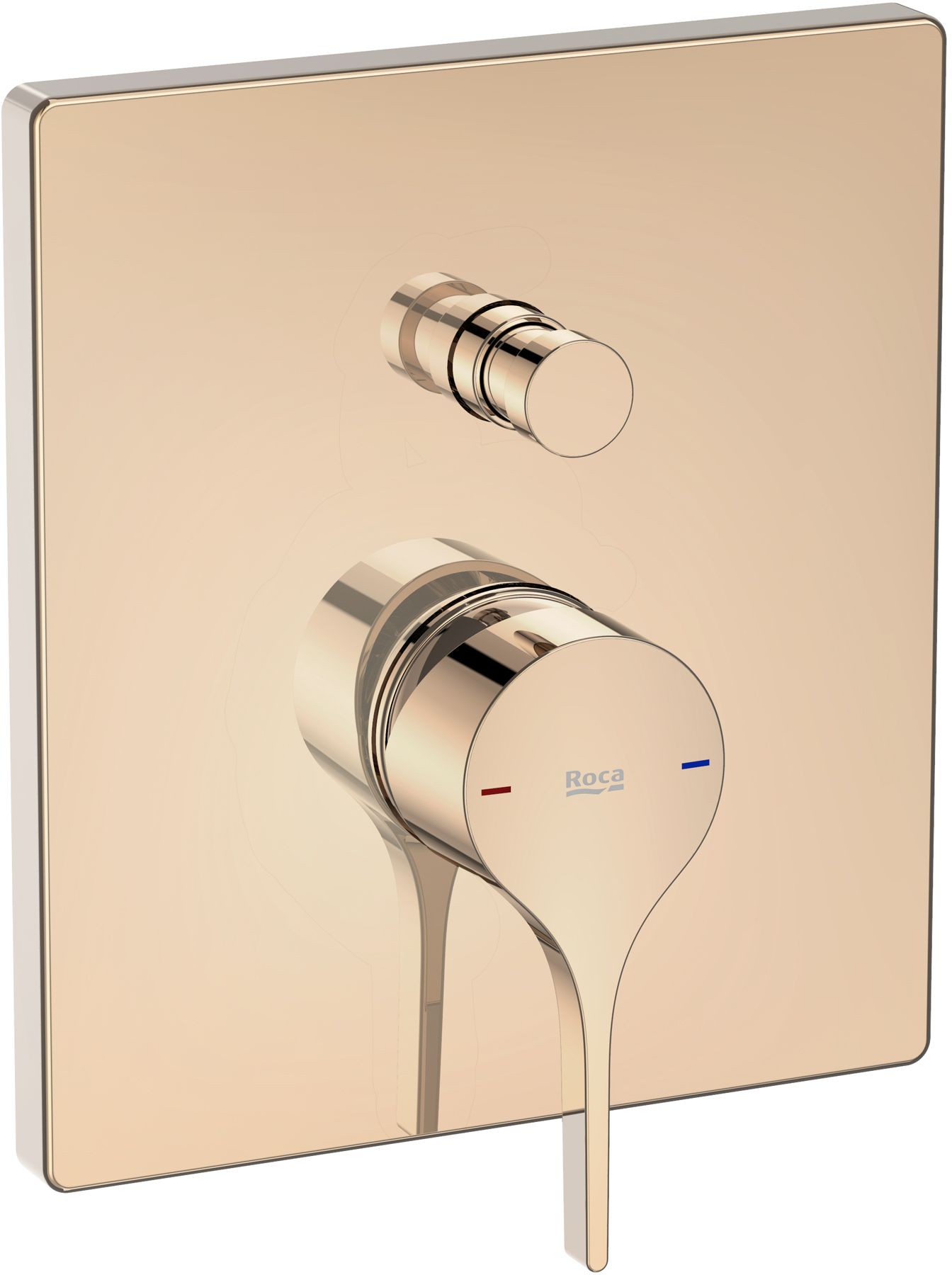 Roca Insignia Rose Gold bateria wannowo-prysznicowa podtynkowa A5A0B3ARG0