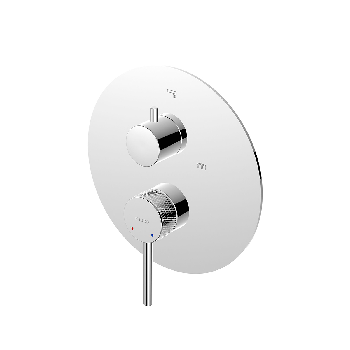 Ksuro 01 bateria wannowo-prysznicowa podtynkowa chrom błyszczący 13002010 - Wysyłka w 24h