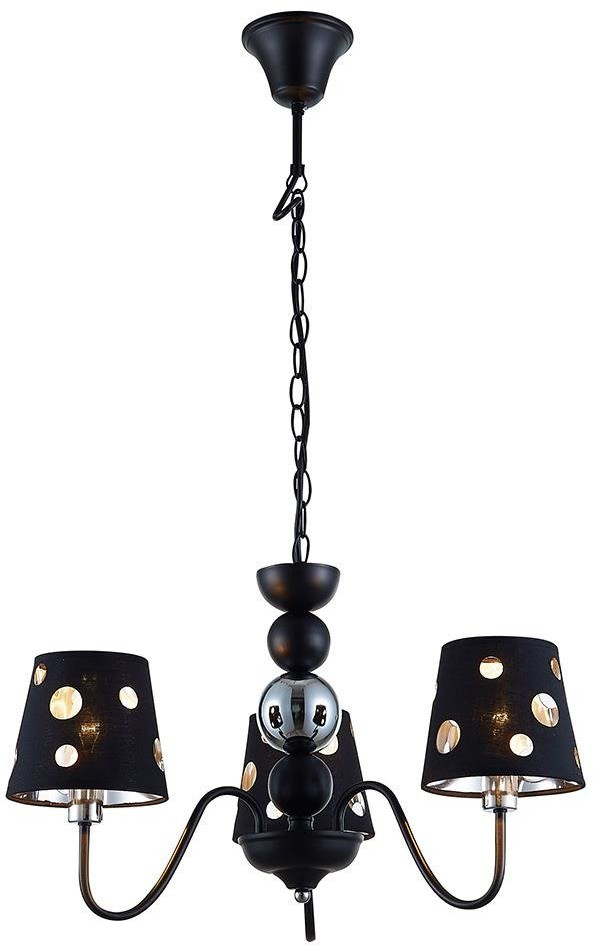 Ledea Batley lampa wisząca 3x60W czarna 50203105 - Wysyłka w 24h