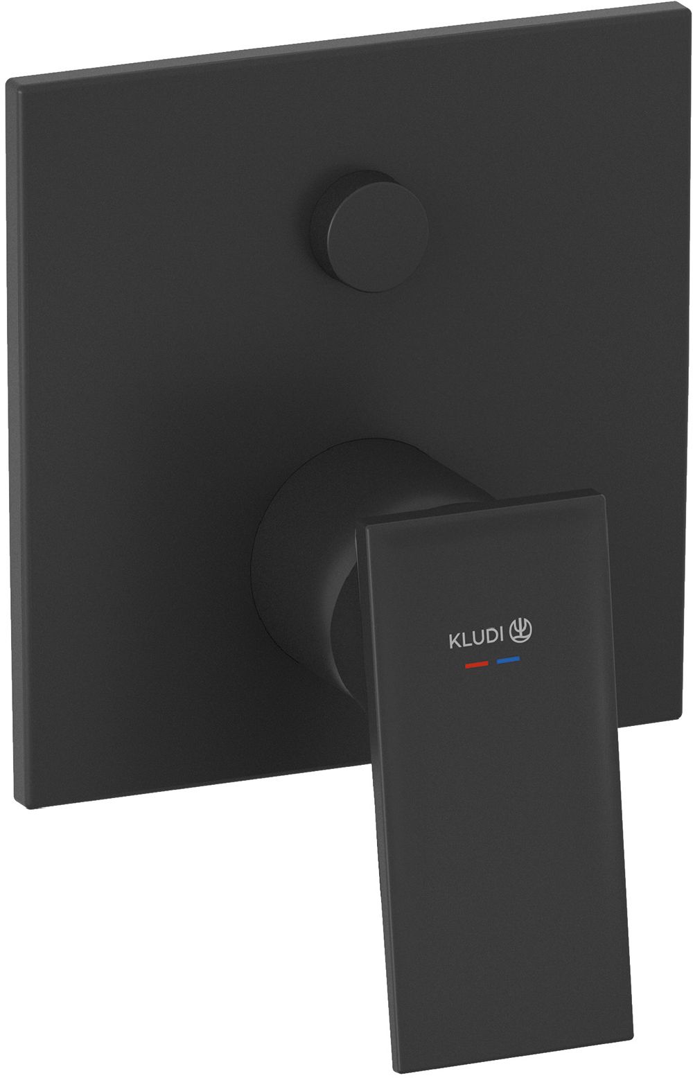 Kludi Decus bateria wannowo-prysznicowa podtynkowa czarna 547593975