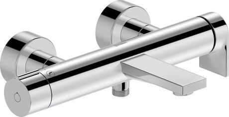 Duravit Tulum bateria wannowo-prysznicowa ścienna chrom TU5230000010