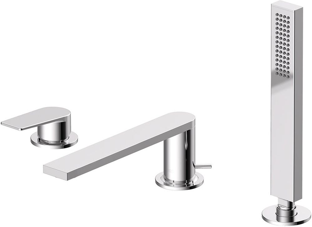 Tres Project bateria wannowo-prysznicowa 3-otworowa chrom 211.161.01