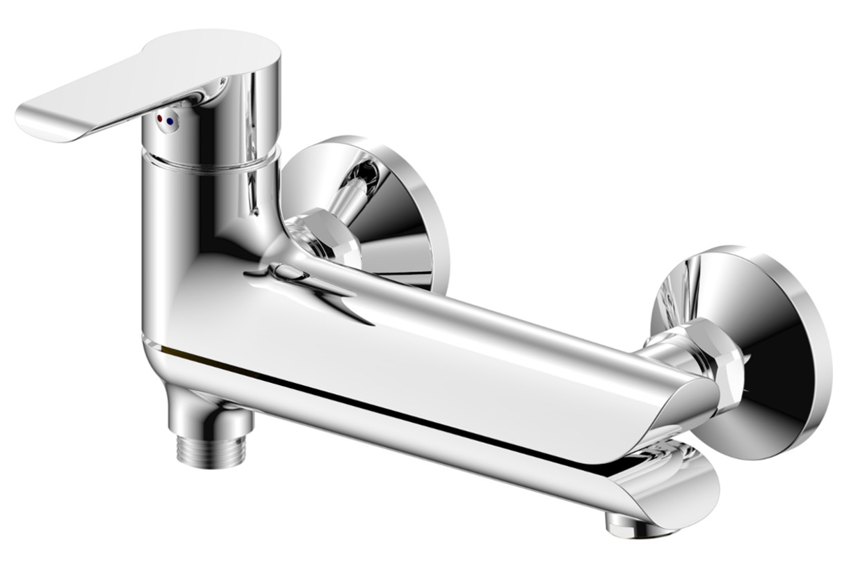 Sea-Horse Yo! bateria wannowo-prysznicowa ścienna chrom BJC910