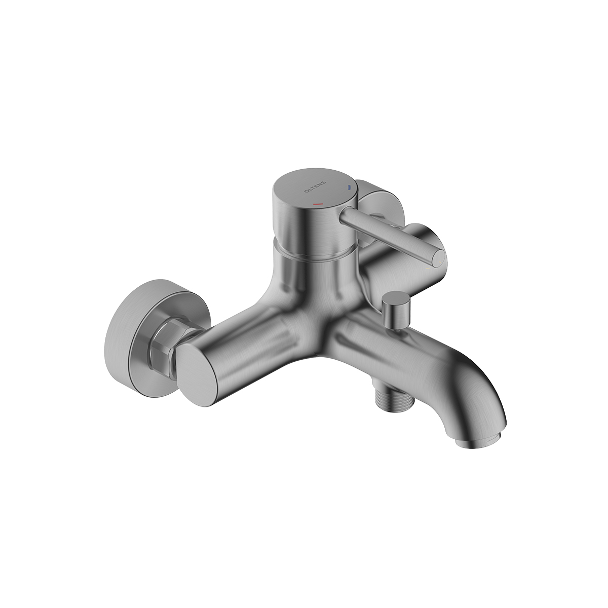 Oltens Molle bateria wannowo-prysznicowa ścienna nikiel 34000910 - Wysyłka w 24h