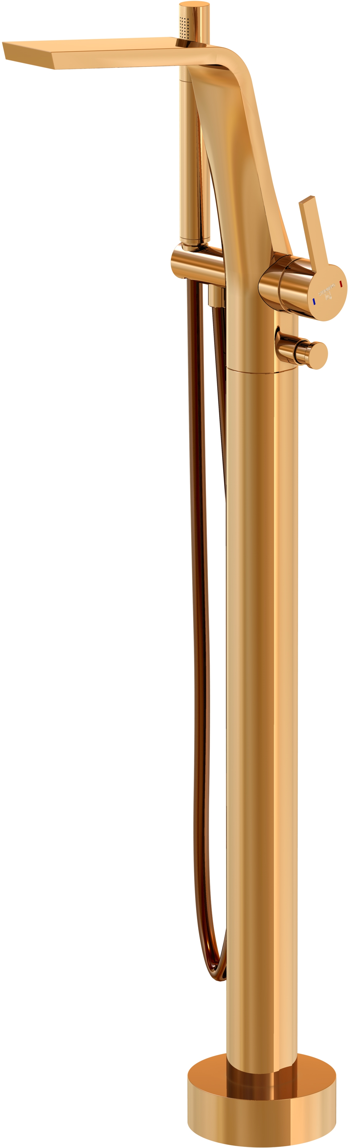 Steinberg 260 bateria wannowo-prysznicowa wolnostojąca różowe złoto 2601162RG