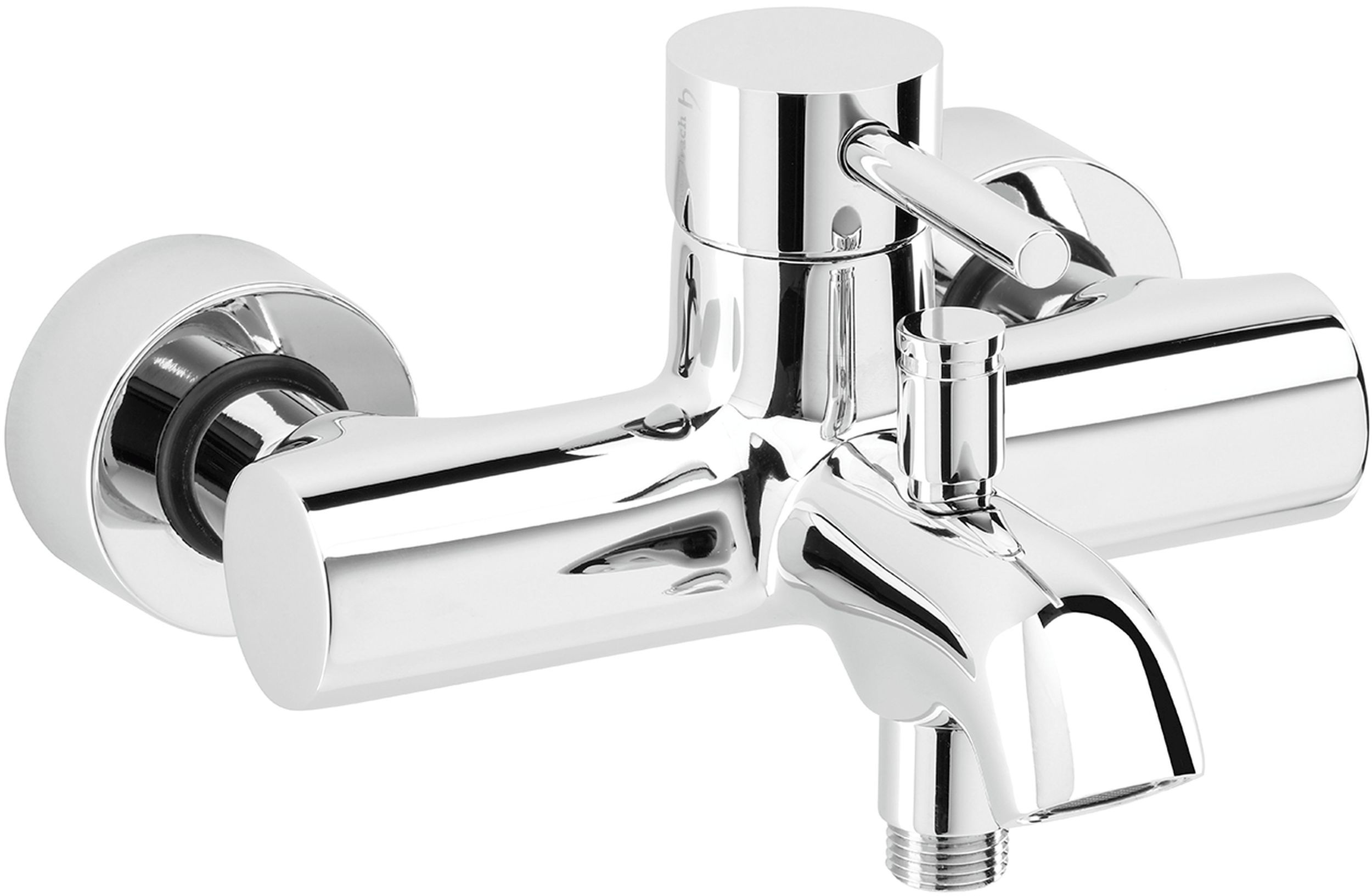 Herzbach Deep bateria wannowo-prysznicowa ścienna chrom 18.221500.1.01