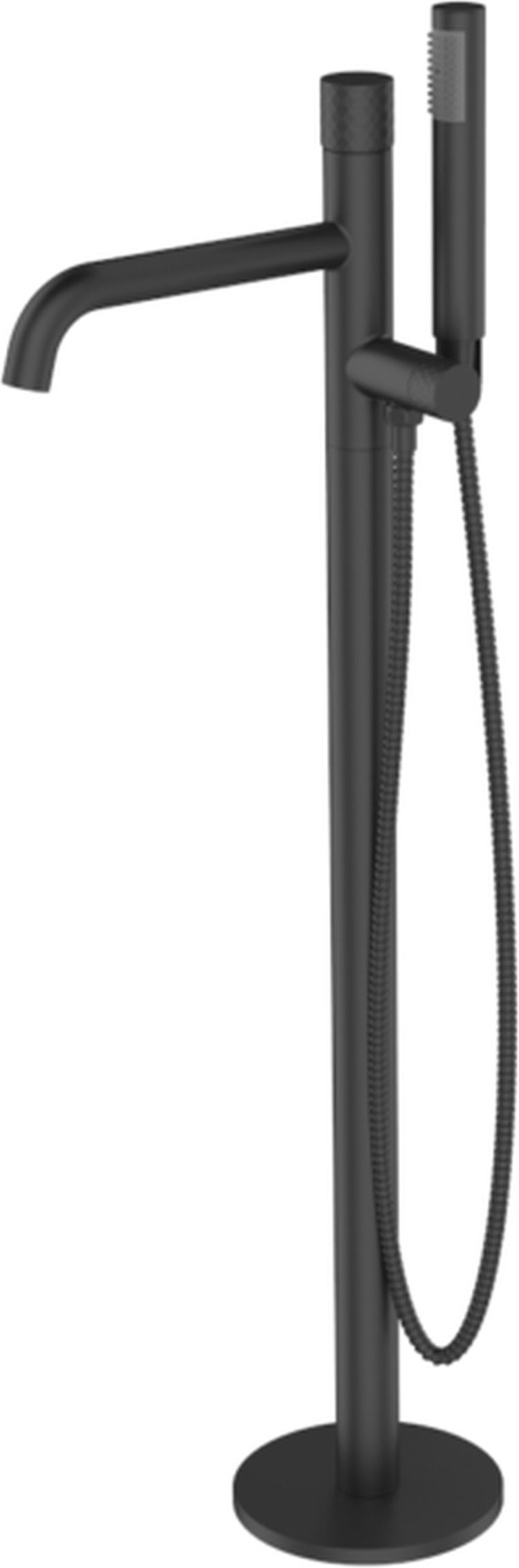 Sea-Horse Ove Black bateria wannowo-prysznicowa wolnostojąca czarny mat BJV303/2B