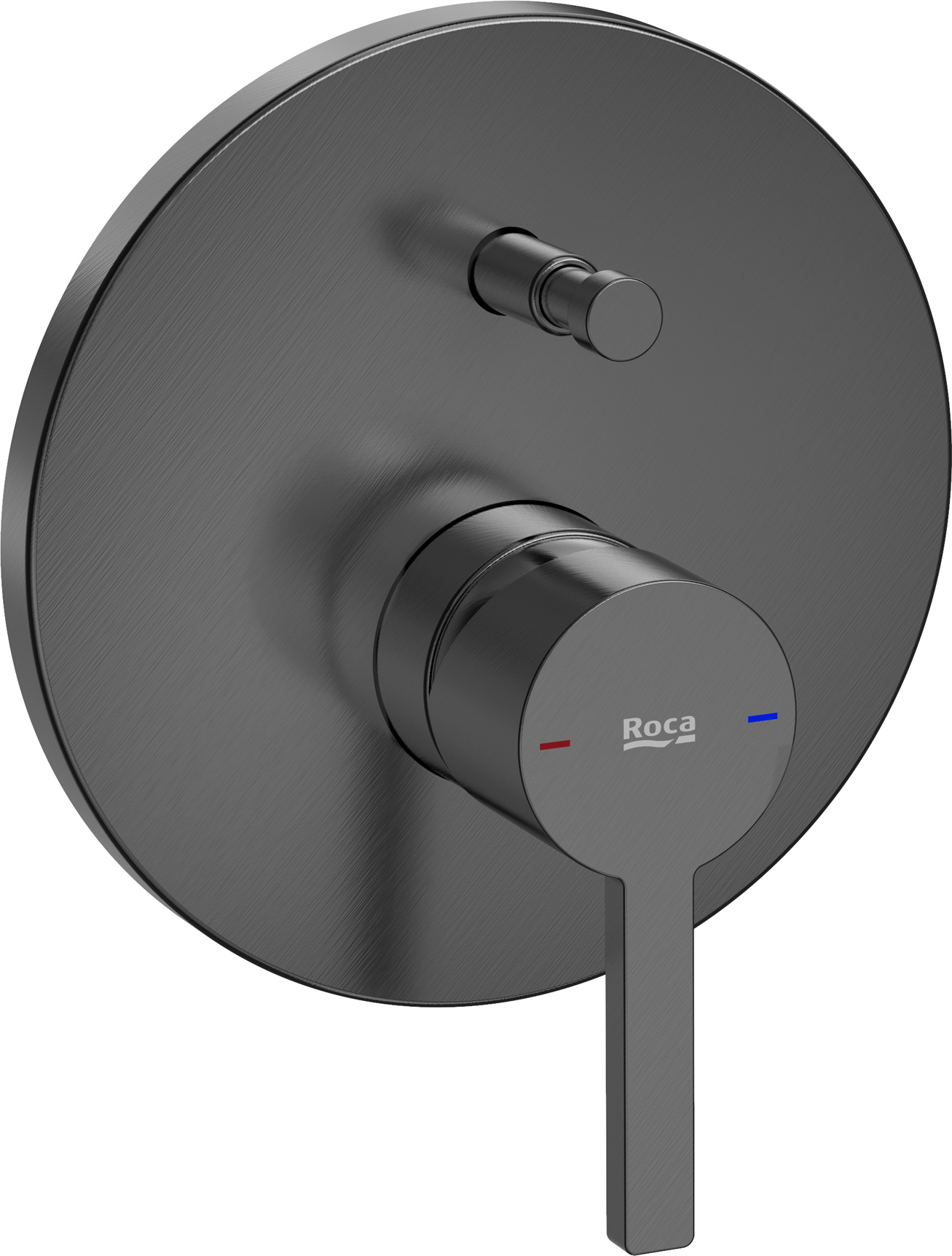 Roca Naia Black bateria wannowo-prysznicowa podtynkowa czarna A5A0B96NM0