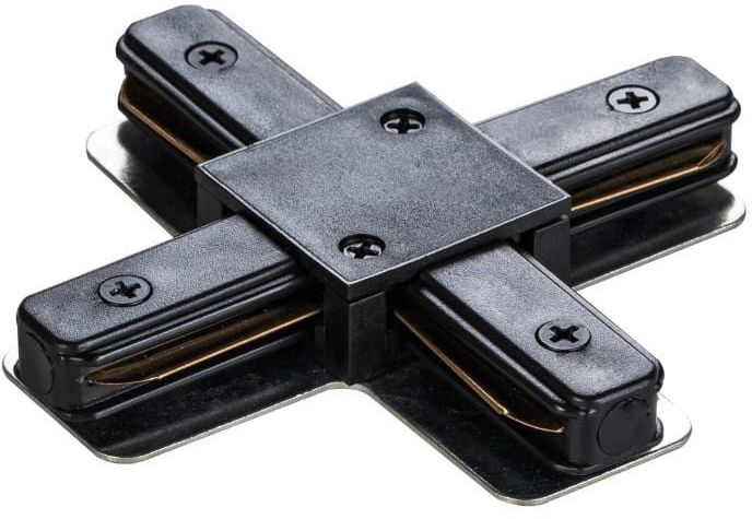 DPM X-Line złączka typu X do szyny natynkowej czarna STXB