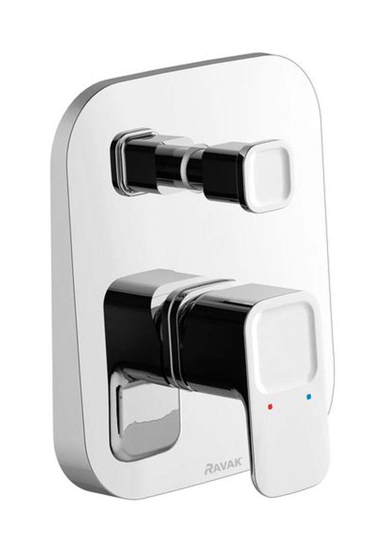 Ravak 10° bateria wannowo-prysznicowa podtynkowa chrom X070068