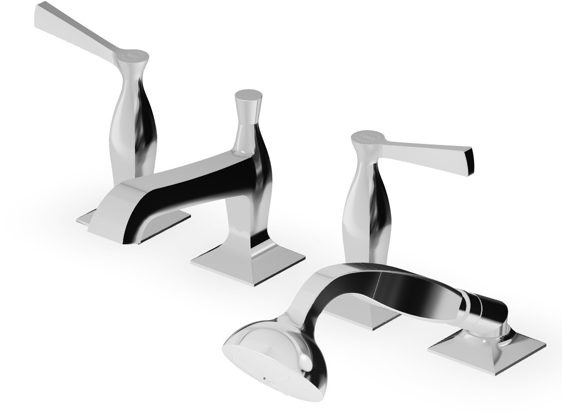 Zucchetti Bellagio bateria wannowo-prysznicowa 4-otworowa chrom ZB2441