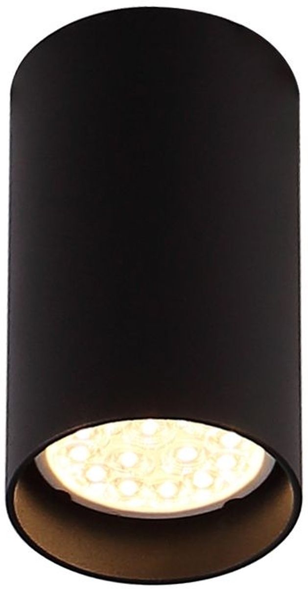 MaxLight Pet Round lampa podsufitowa 1x50W czarna C0142