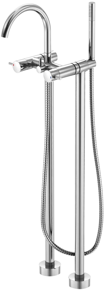 Steinberg 100 bateria wannowo-prysznicowa wolnostojąca chrom 1001162