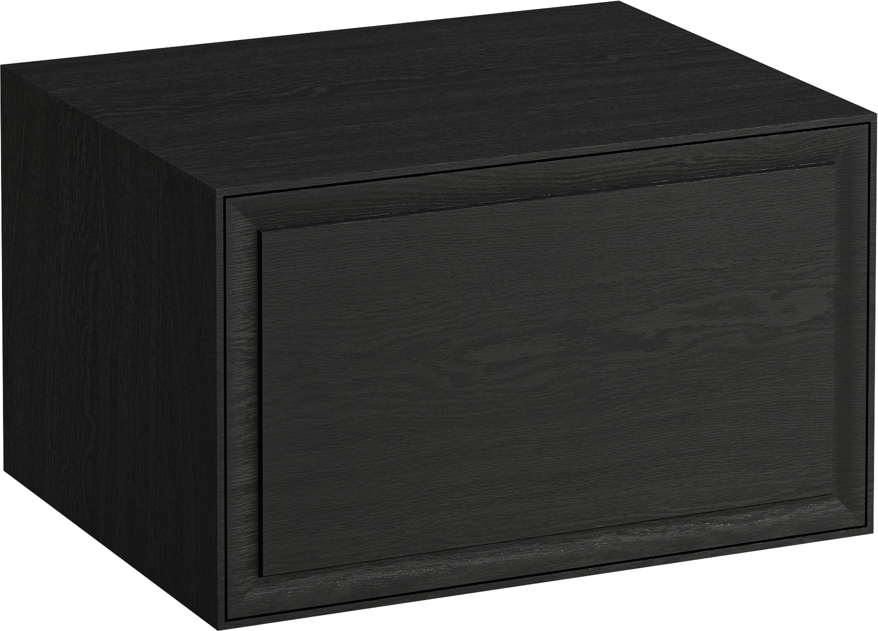 Laufen The New Classic szafka 57 cm podumywalkowa wisząca z blatem czerniony dąb H4060050856281