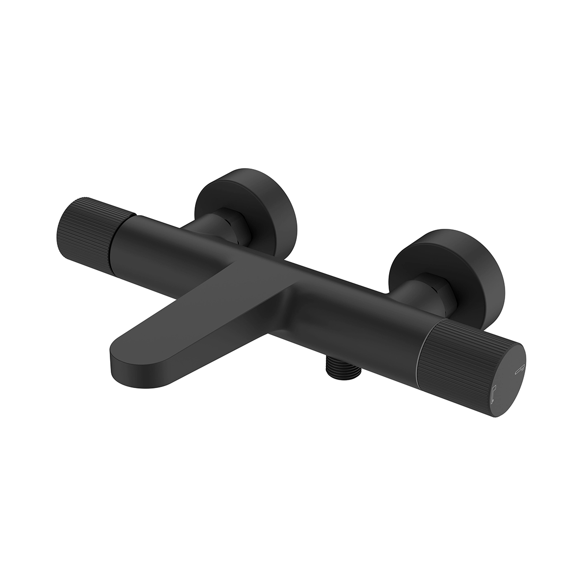 Ksuro 02 bateria wannowo-prysznicowa ścienna czarny mat 13008030 - Wysyłka w 24h