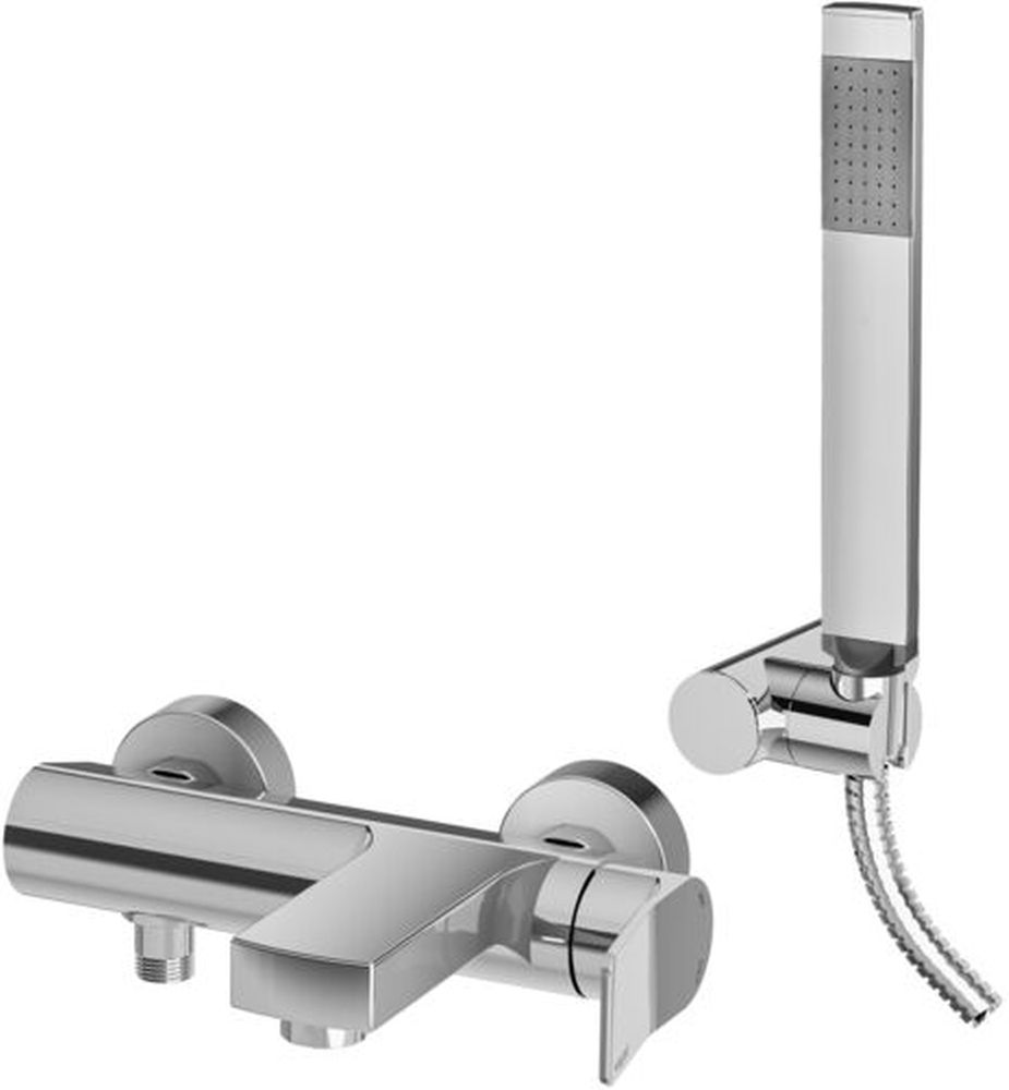 Paffoni Tilt bateria wannowo-prysznicowa ścienna chrom TI023CR