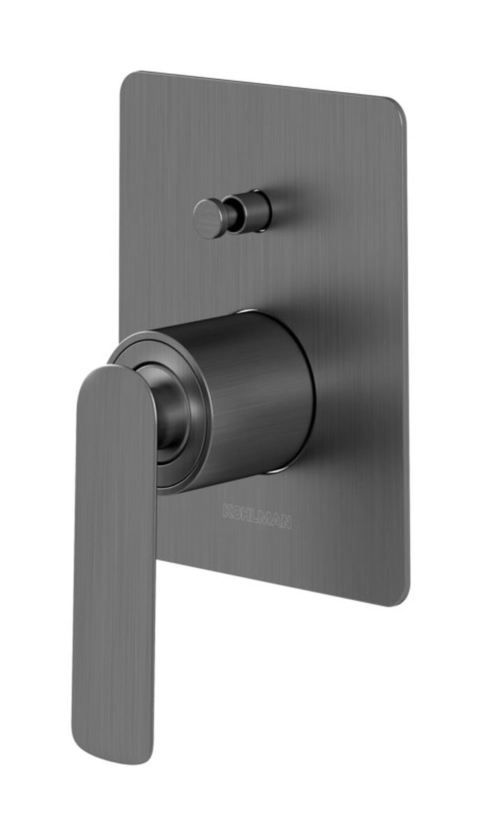 Kohlman Experience Gray bateria wannowo-prysznicowa podtynkowa szczotkowany grafit QW210EG