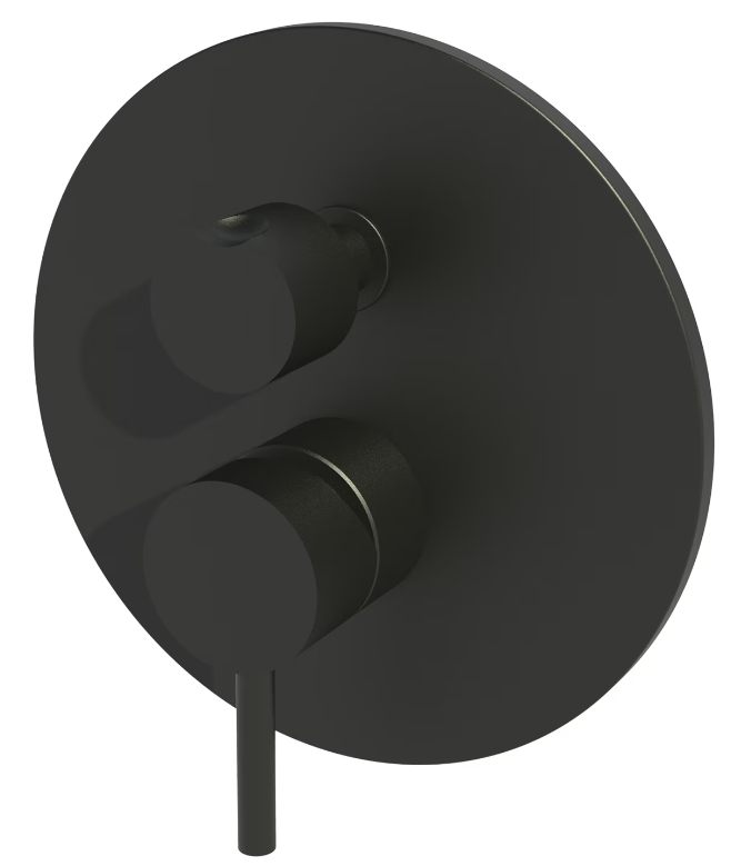 Kronenbach Lima 2.0 Black bateria wannowo-prysznicowa podtynkowa czarny mat 100.2503SMKB