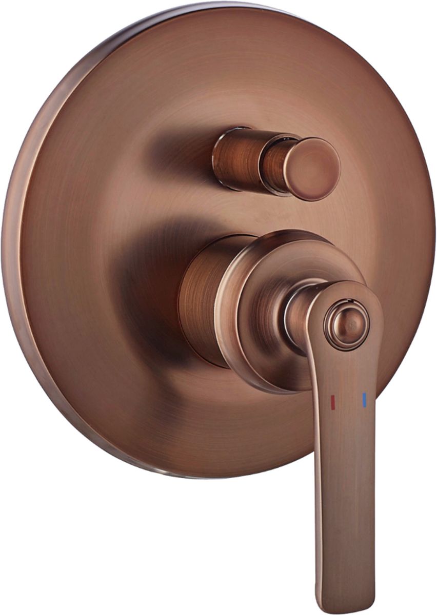 Omnires Armance bateria wannowo-prysznicowa podtynkowa miedź antyczna AM5235ORB