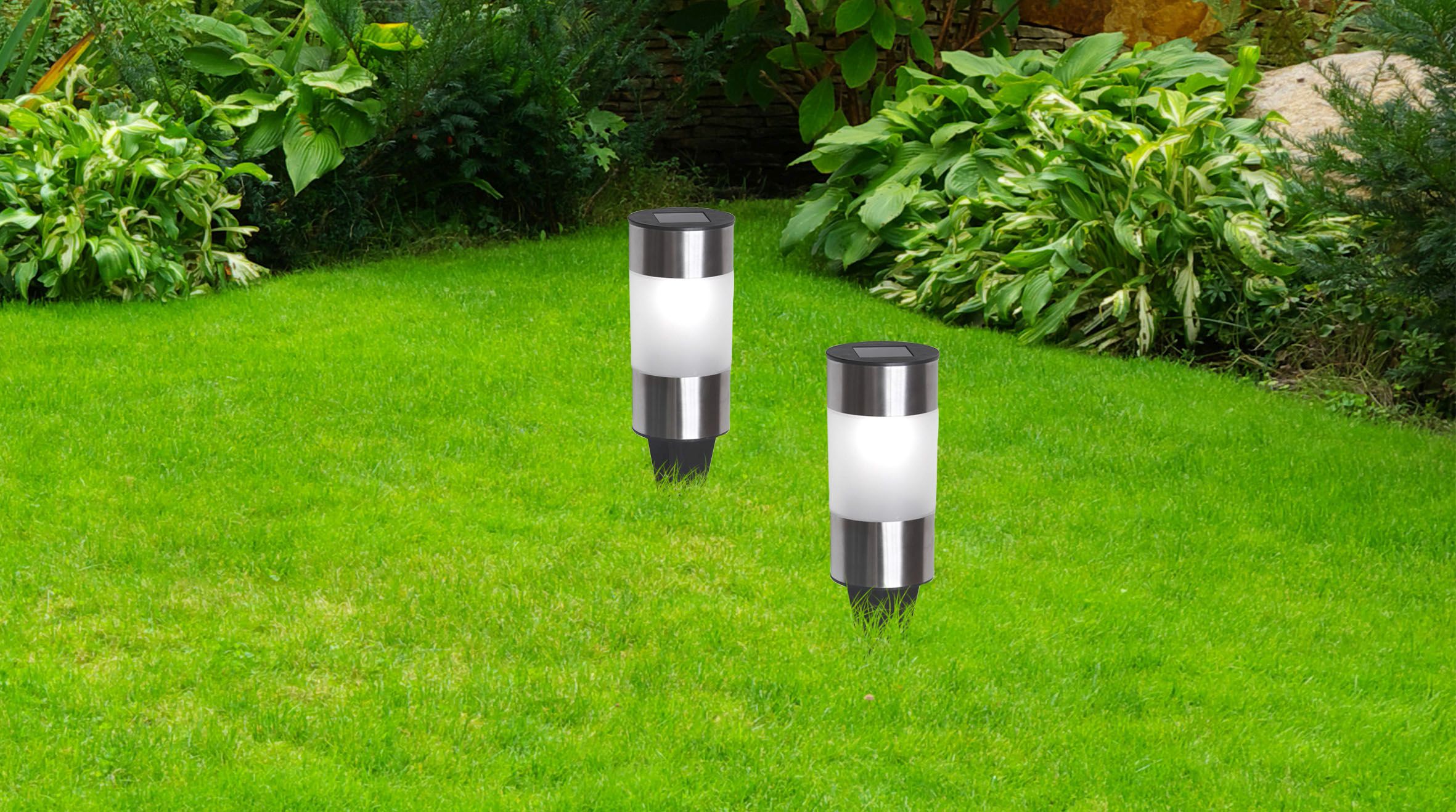 Globo Lighting Solar lampa gruntowa 1x0,06 W stal 33254-3