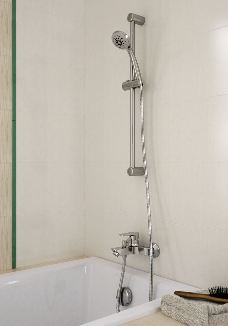 Cersanit Vero bateria wannowo-prysznicowa ścienna chrom S951-004