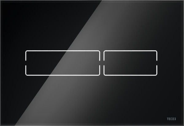 Tece Lux Mini przycisk spłukujący szkło czarne 9.240.961