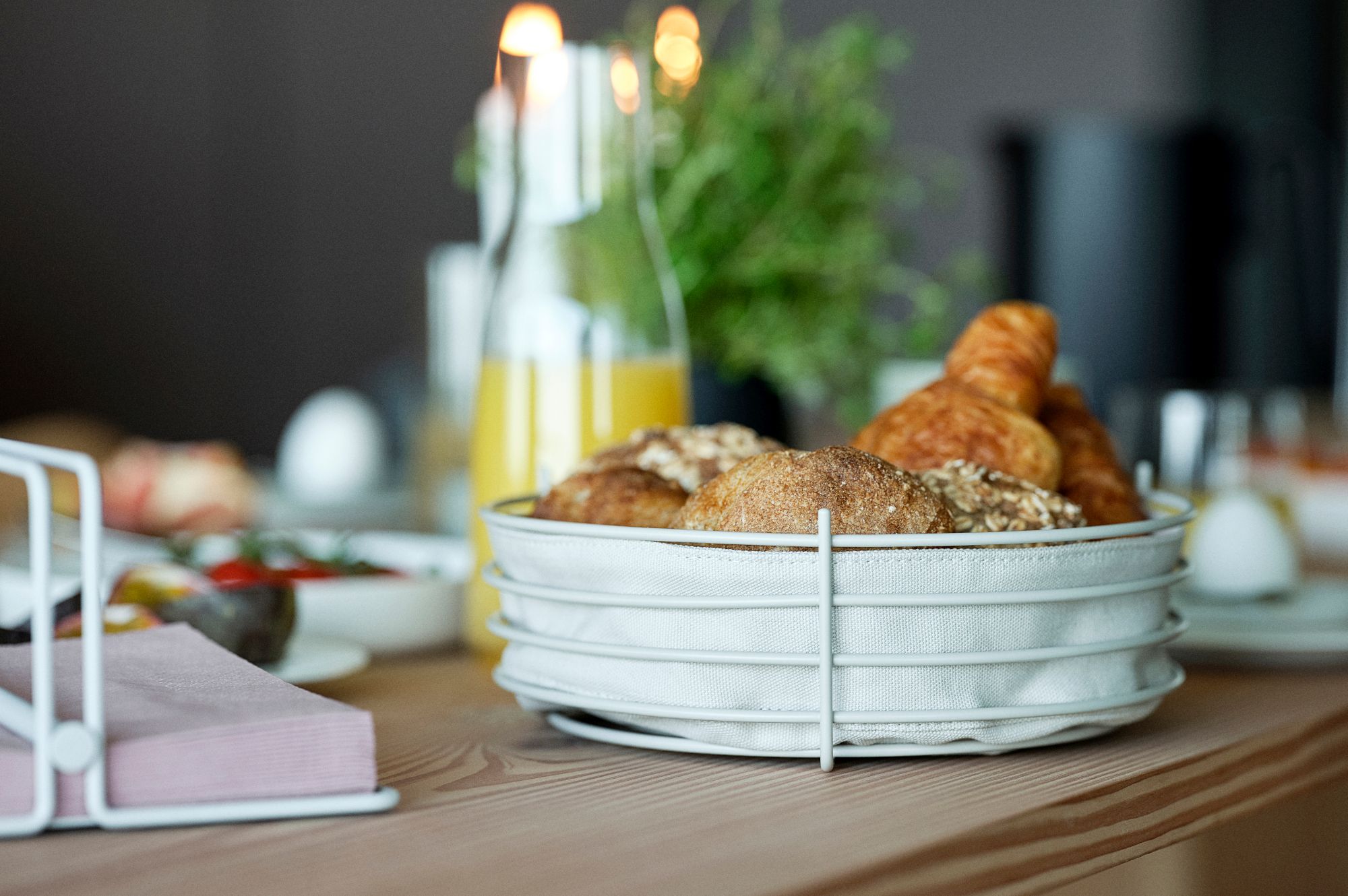 Zone Denmark Singles pojemnik na pieczywo 25,5x25,5x8 cm szary 331256