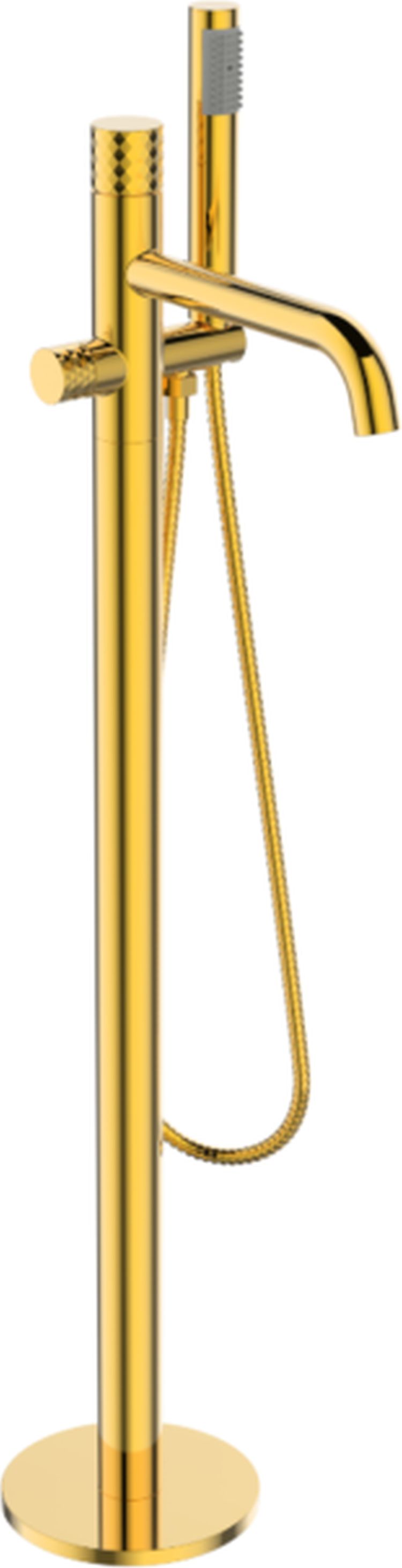 Sea-Horse Ove Gold bateria wannowo-prysznicowa wolnostojąca złoty połysk BJV303/2G