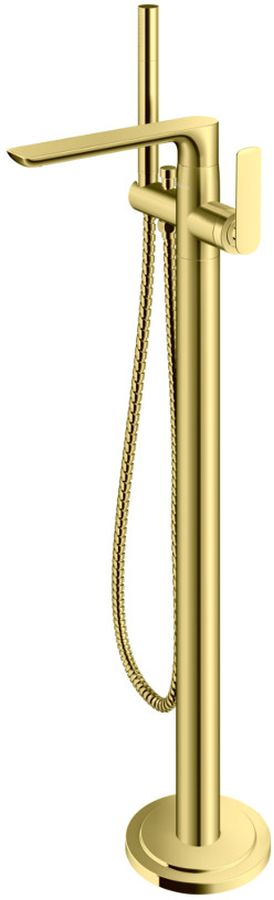 Kohlman Experience Gold bateria wannowo-prysznicowa wolnostojąca złoty połysk QF1165EGD